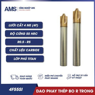 Dao phay ngón bo R trong