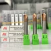 Dao bo R trong 4F - 55HRC chạy thép