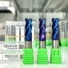 Dao phay ngón chạy thép sau nhiệt 4F-65HRC