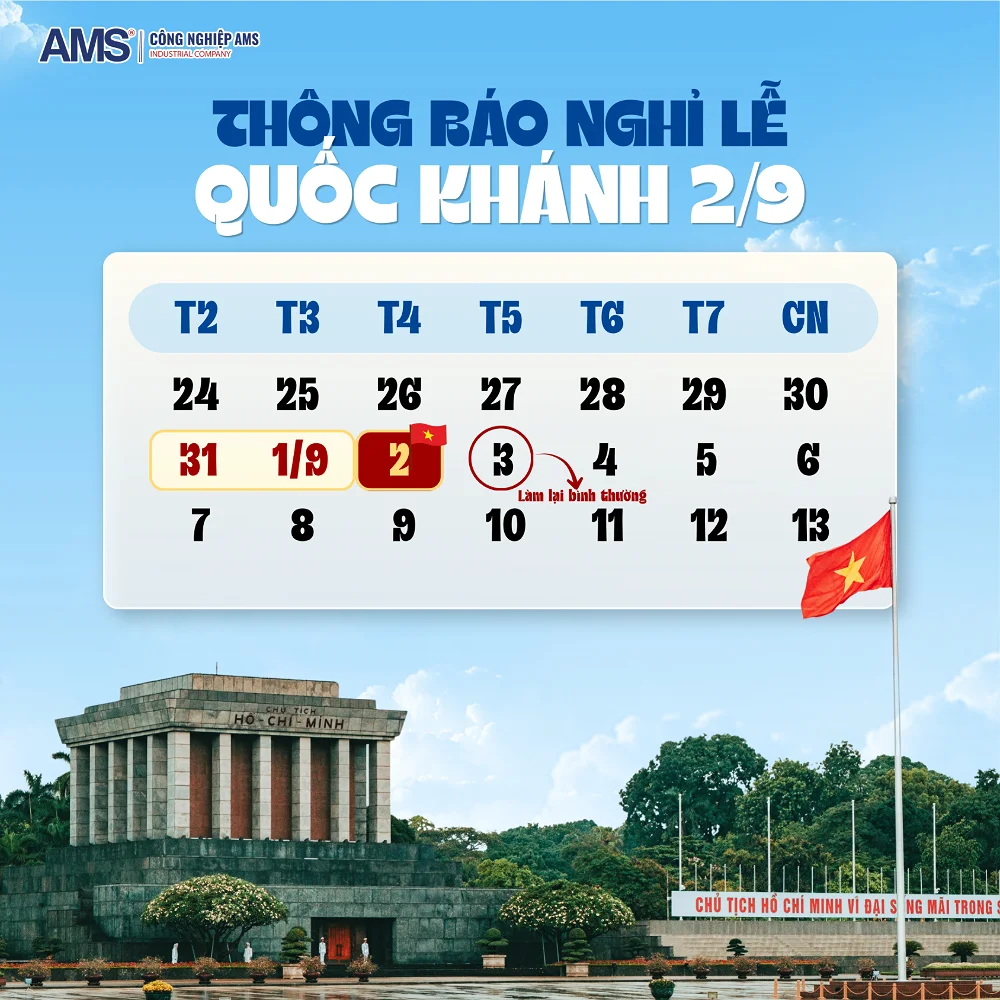 Thông báo nghỉ lễ quốc khánh