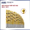 Mũi khoan thép gió HSS phủ tian M0.5 - M13 thẳng xoắn