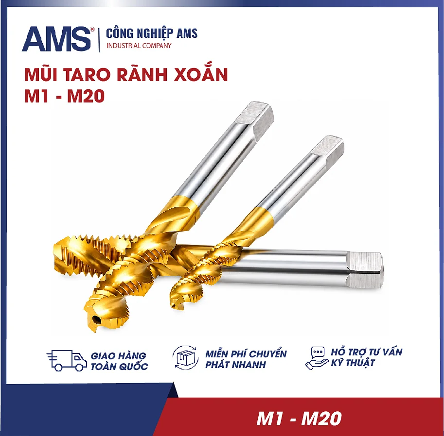 Mũi taro rãnh xoắn