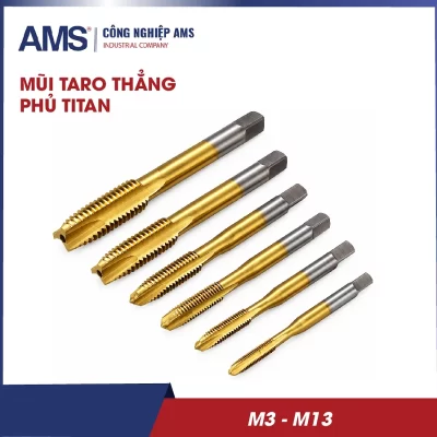 Mũi taro thẳng phủ titan-19