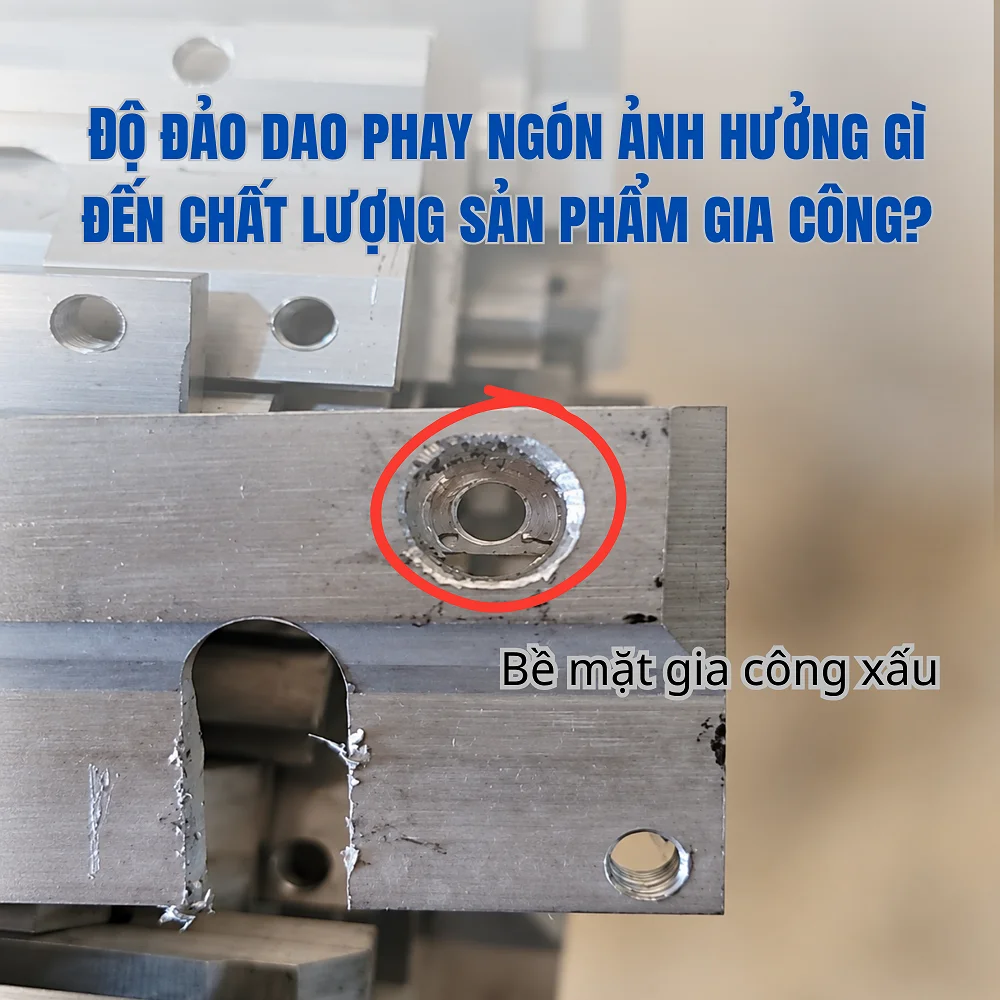 Độ đảo dao phay ngón
